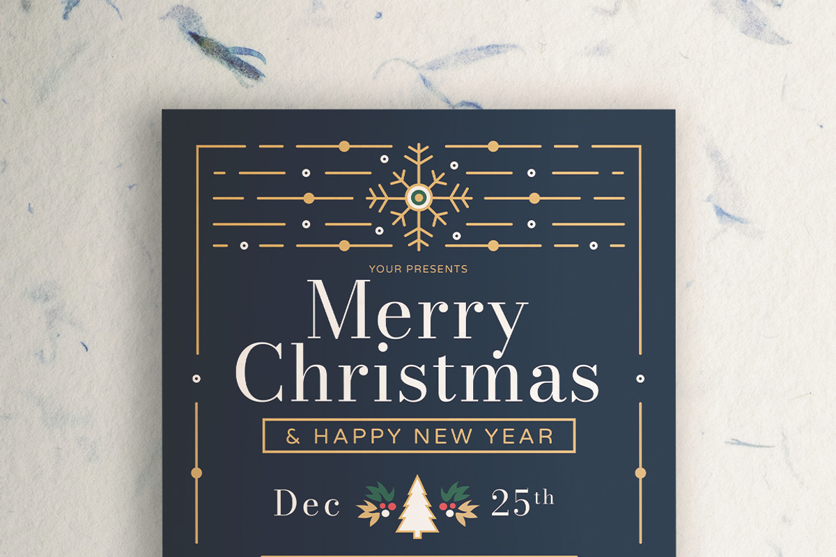 Merry Christmas Flyer Set, a Flyer Template by KMZVR.Lab (Photo 6 of 6)