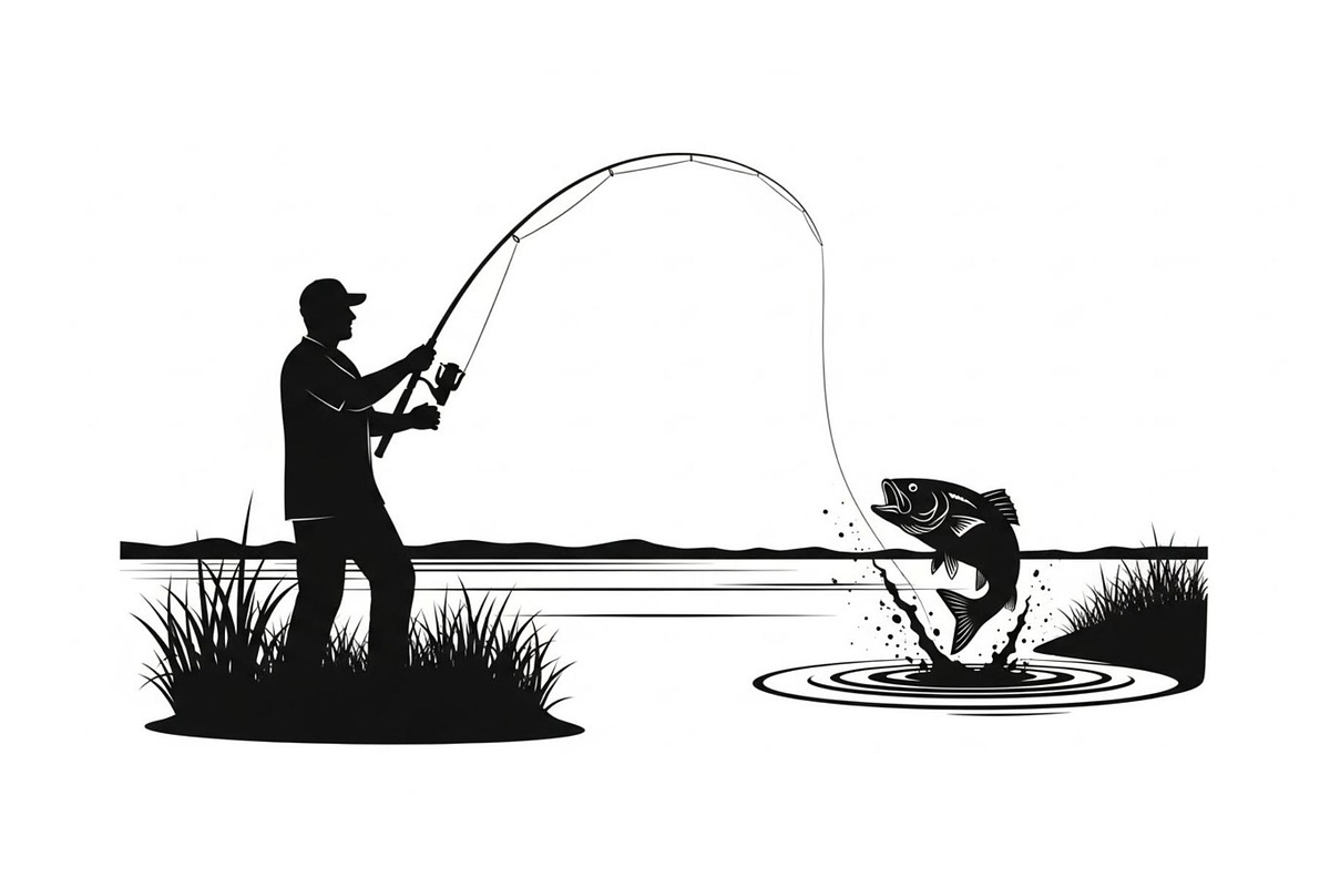 Fishing Silhouette Vector Bundle, an Illustration by hafijul (Photo 44 of 51)
