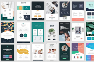 18 Canva Email Template Flow Designs