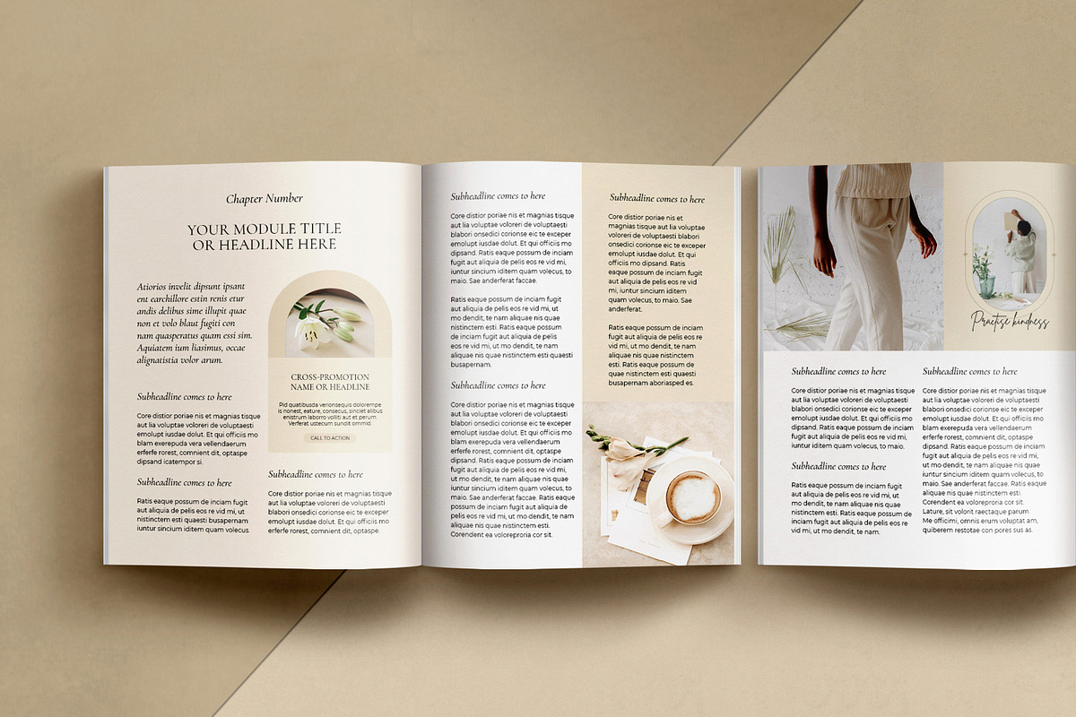 eBook for Coach / CANVA, INDD / Mona, a Magazine Template by Mirazz (Photo 11 of 21)