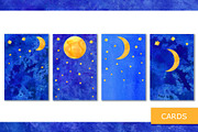 Day and night. Watercolor Collection, a Texture Illustration by Color_Brush (Thumbnail 5 of 10)