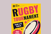 Rugby Tournament Poster, a Flyer Template by MightyDesign (Thumbnail 4 of 8)