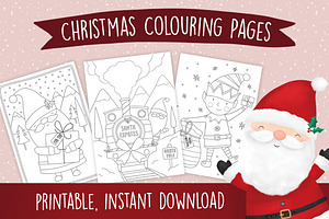 Christmas Colouring Pages - Download