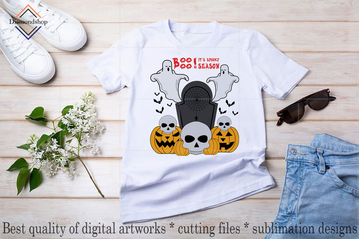 Happy Halloween Sublimation Design, a Decorative Illustration by DiamondShop (Photo 18 of 21)