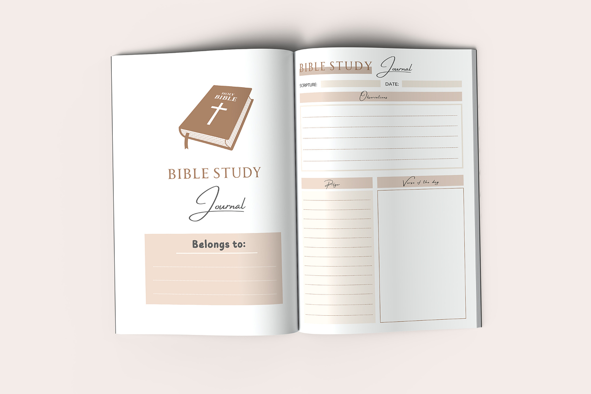 Bible Study Journal, a Templates & Theme by KDPISH (Photo 2 of 4)
