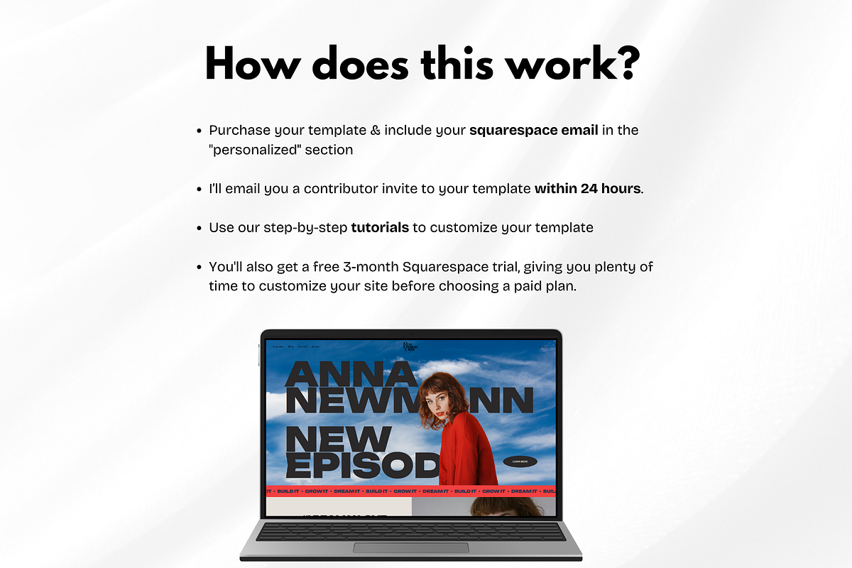 Squarespace 7.1 Podcast Website preview 7