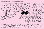 Nympha Luxurious Font - Light Italic, a Font by Lacre Type Foundry (Thumbnail 3 of 3)