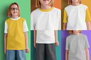 8 Mockups of a Children's T-shirt, a Shirt Mockup by Grow Design Craft Studio (Thumbnail 3 of 8)