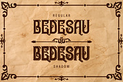 Bedesau, a Script Font by Arterfak Project (Thumbnail 2 of 7)
