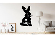 Cute Easter Bunny Silhouette bundle, an Illustration by Artivon (Thumbnail 21 of 51)