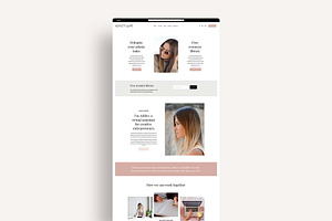 Squarespace 7.1 Template Kit: Ashley