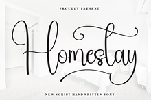 Homestay | Script Font
