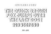 Retro Outline – Cartoon Outline Font, a Handwritten Font by KiddoGlyphs Studio (Thumbnail 4 of 5)