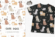 Cute Dogs, a Pattern Graphic by AnnieArt (Thumbnail 1 of 4)