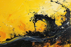 Contemporary abstract with dynamic s, a Photo by LOGOCREATIVE
