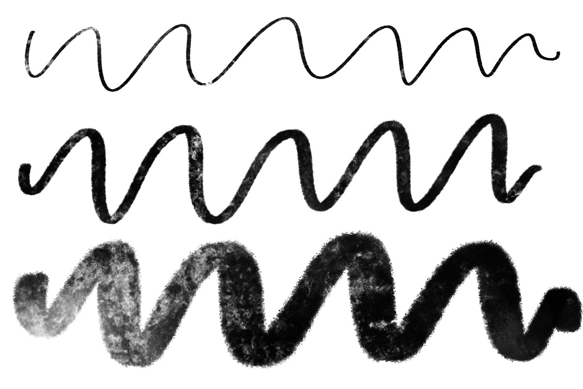 Crayon Procreate Lettering Brush, a Brush Add-On by Blue Strawberry Studio (Photo 5 of 7)