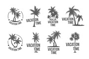 8 Tropical Palm logo illustration, an Object Illustration by Artha Design Studio (Thumbnail 1 of 3)
