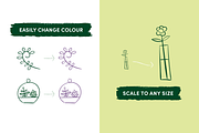 Flowers, Plants & Botanical Icons, an Icon by Caroline Mackay (Thumbnail 6 of 9)