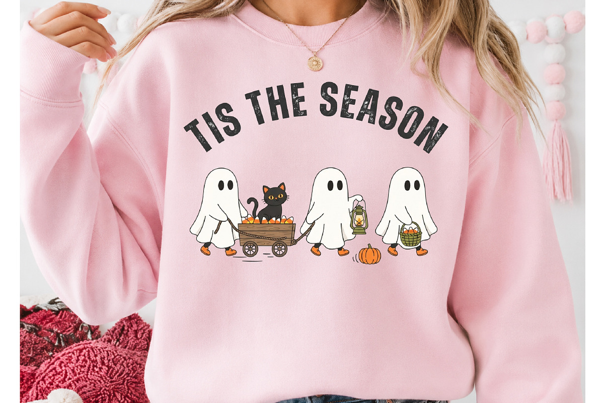 Tis the Season Ghost PNG, a Seasonal Illustration by DreamCafeArt (Photo 2 of 7)