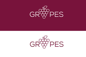 Grape Logo Template