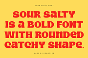Sour Salty - Food Display Font, a Sans Serif Font by Pekotype (Thumbnail 2 of 15)
