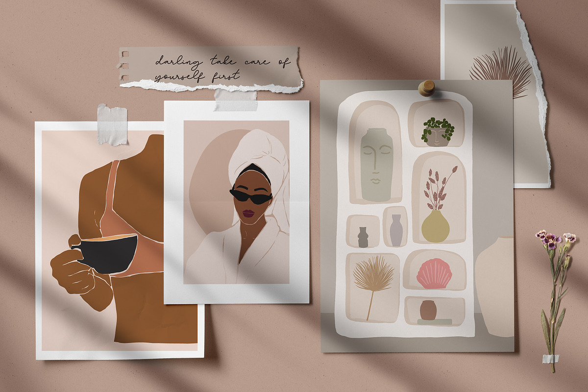 Love for Life - Self Care Collection, a Decorative Illustration by Backyard Rose (Photo 13 of 21)