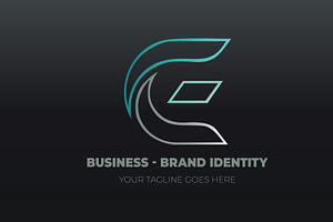 CE Letter Logo Business & Brand, a Branding & Logo Template by FusionadCreates