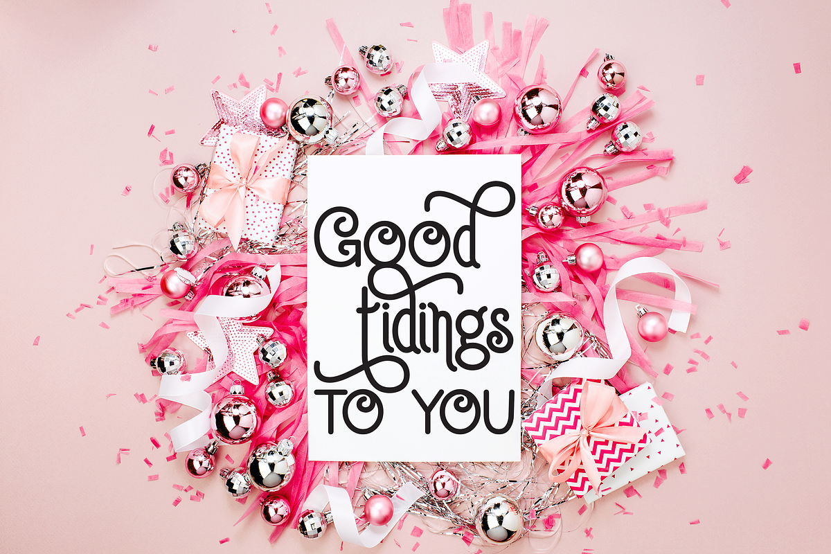 Christmas Cookie Crunch Font, a Script Font by Amber Nest Design (Photo 3 of 8)