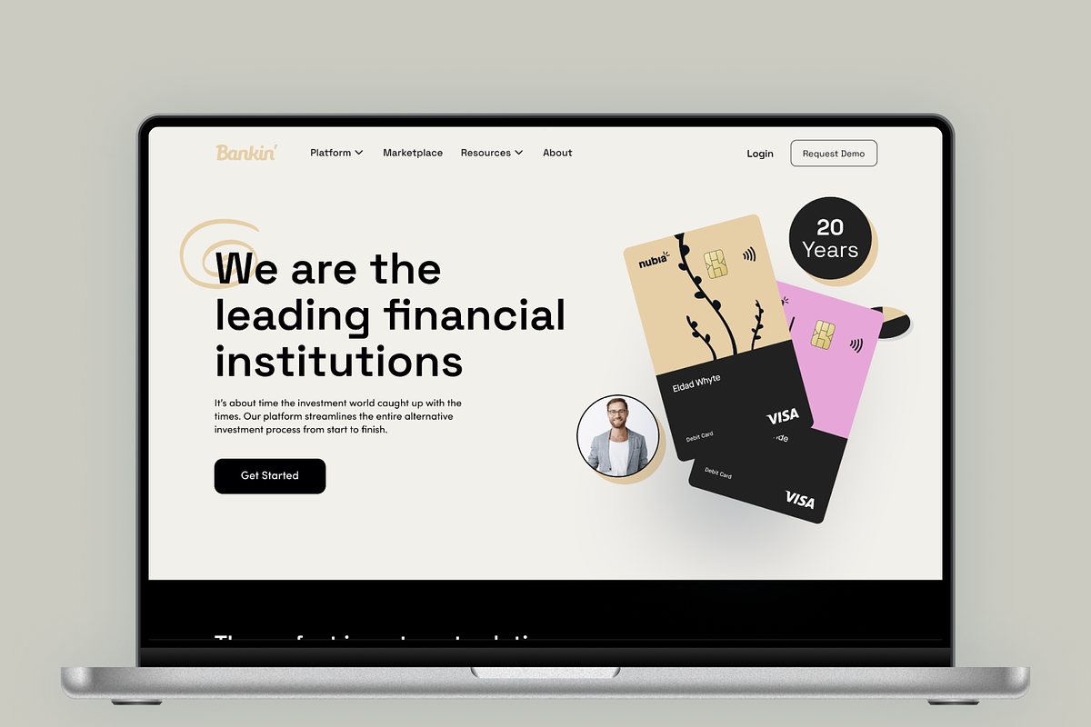 Banking Landing Page Design, a Landing Page Template by UiDex (Photo 4 of 4)