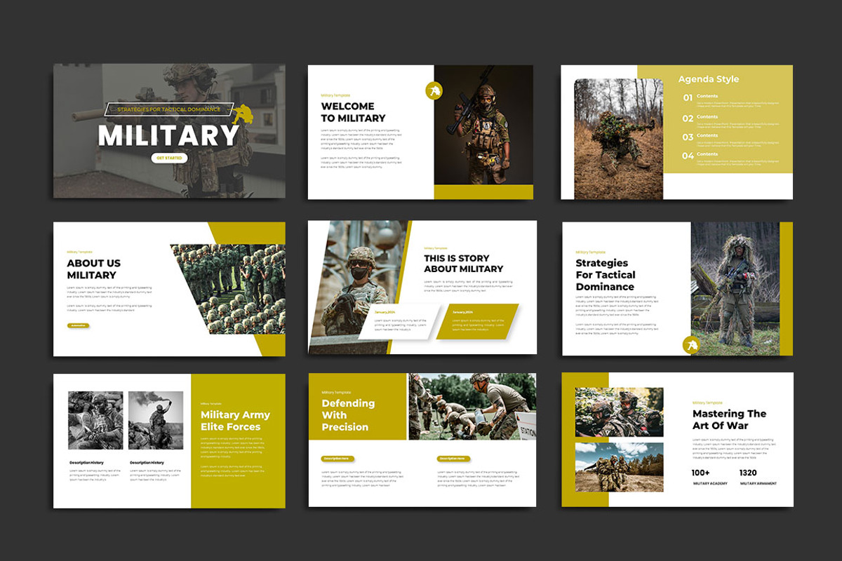 Military Keynote&GSL Template, a Presentation Template by yanindesign (Photo 2 of 5)