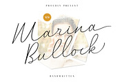 Marina Bullock - Signature Script, a Script Font by Letterhend Studio (Thumbnail 1 of 10)