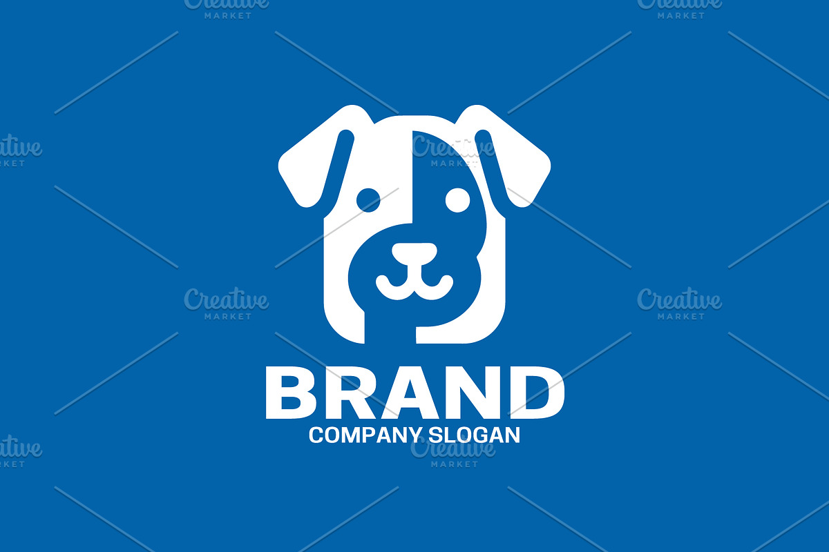 Modern dog logo, a Branding & Logo Template by Vectorium Studio (Photo 2 of 2)