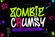 Zombie Crumsy, a Handwritten Font by BBtypeStudios (Thumbnail 1 of 12)