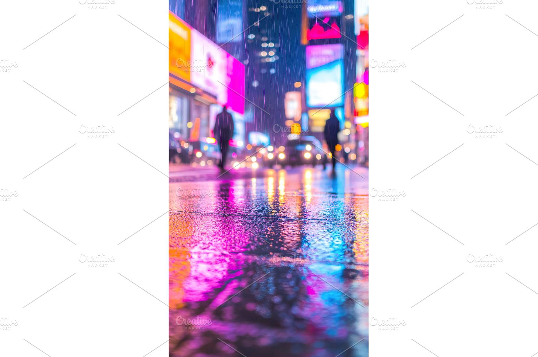 Vibrant cityscape reflections at, an Abstract Photo by Lermont51
