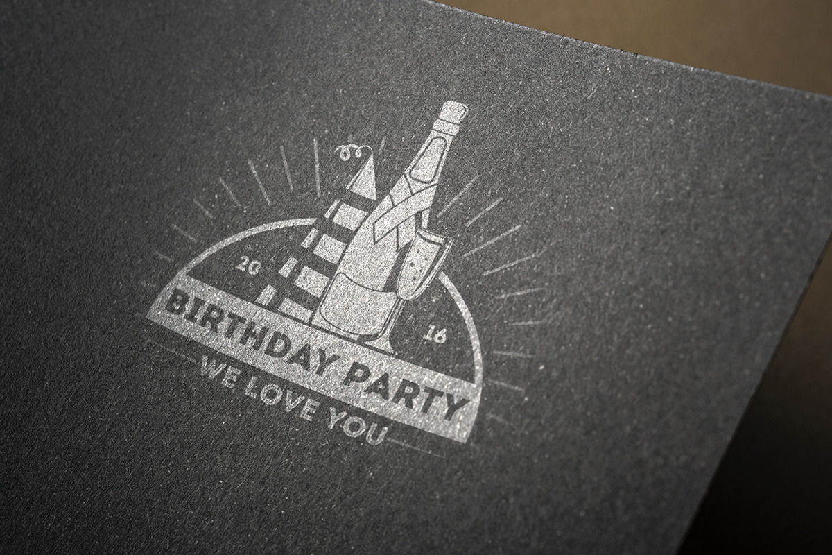 Birhday logo kit, a Branding & Logo Template by Alfazet Chronicles (Photo 2 of 13)