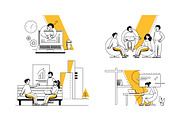 Business Teamwork Illustration Set, a Work Illustration by Shakuro (Thumbnail 3 of 10)
