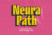 Neura Path – Industrial Display Sans, a Font by Four Lines Std. (Thumbnail 1 of 9)