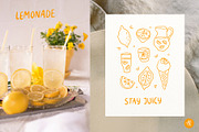 Lemon Summer Hand Drawn Collection, an Object Graphic by Alena Koval (Thumbnail 17 of 18)