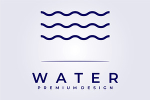 Wave Water Ocean Flow Logo Icon