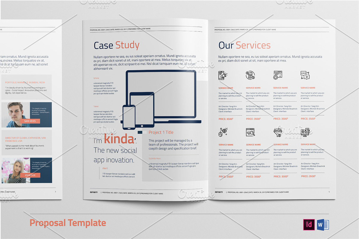Proposal Template, a Stationery Template by Mastergfx (Photo 4 of 16)