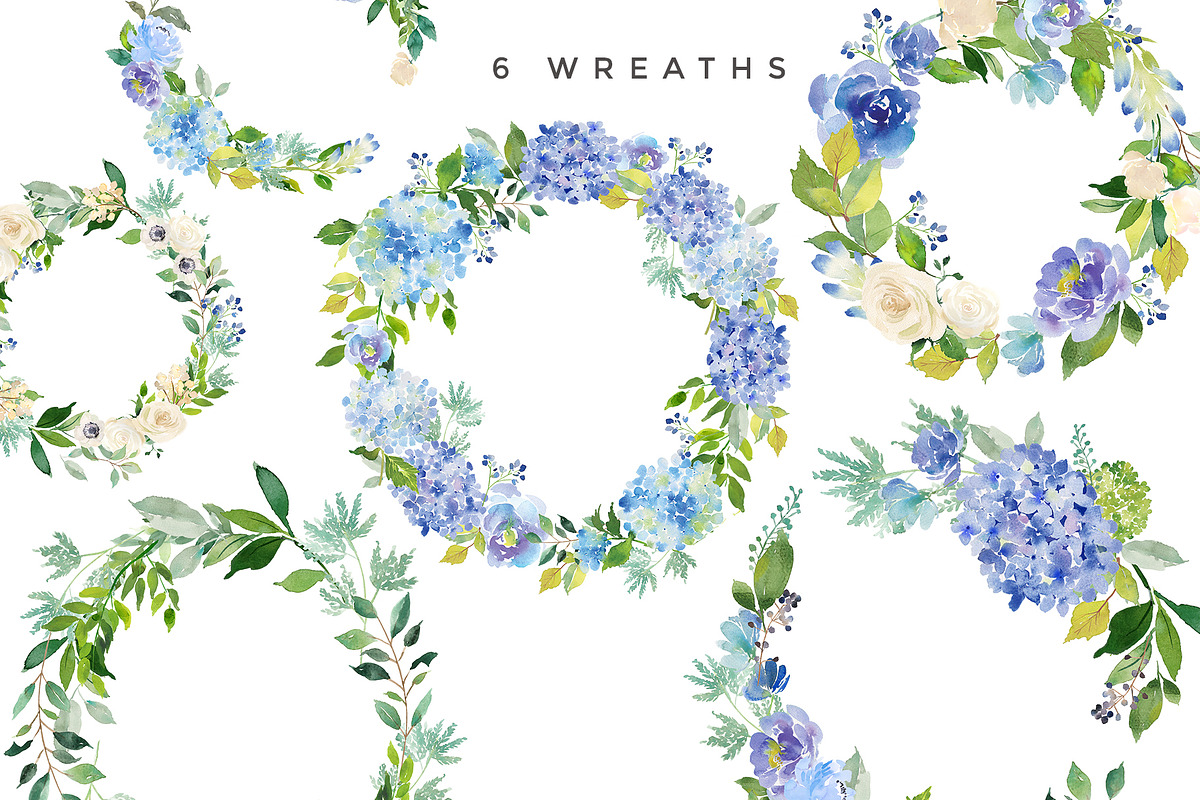 Serene Flower Clipart Set, an Illustration by Twigs and Twine (Photo 8 of 10)