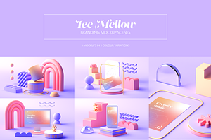 Ice Mellow | Branding Mockup Scenes