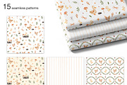 Boho nursery watercolor clipart, an Animal Illustration by Pattern + watercolor (Thumbnail 6 of 10)
