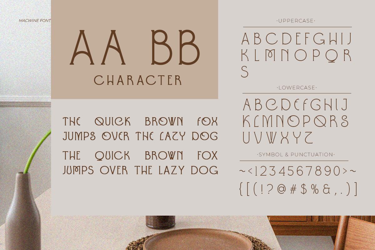 Macwine - Beautiful Chic Serif, a Serif Font by roomspace creative lab (Photo 10 of 13)