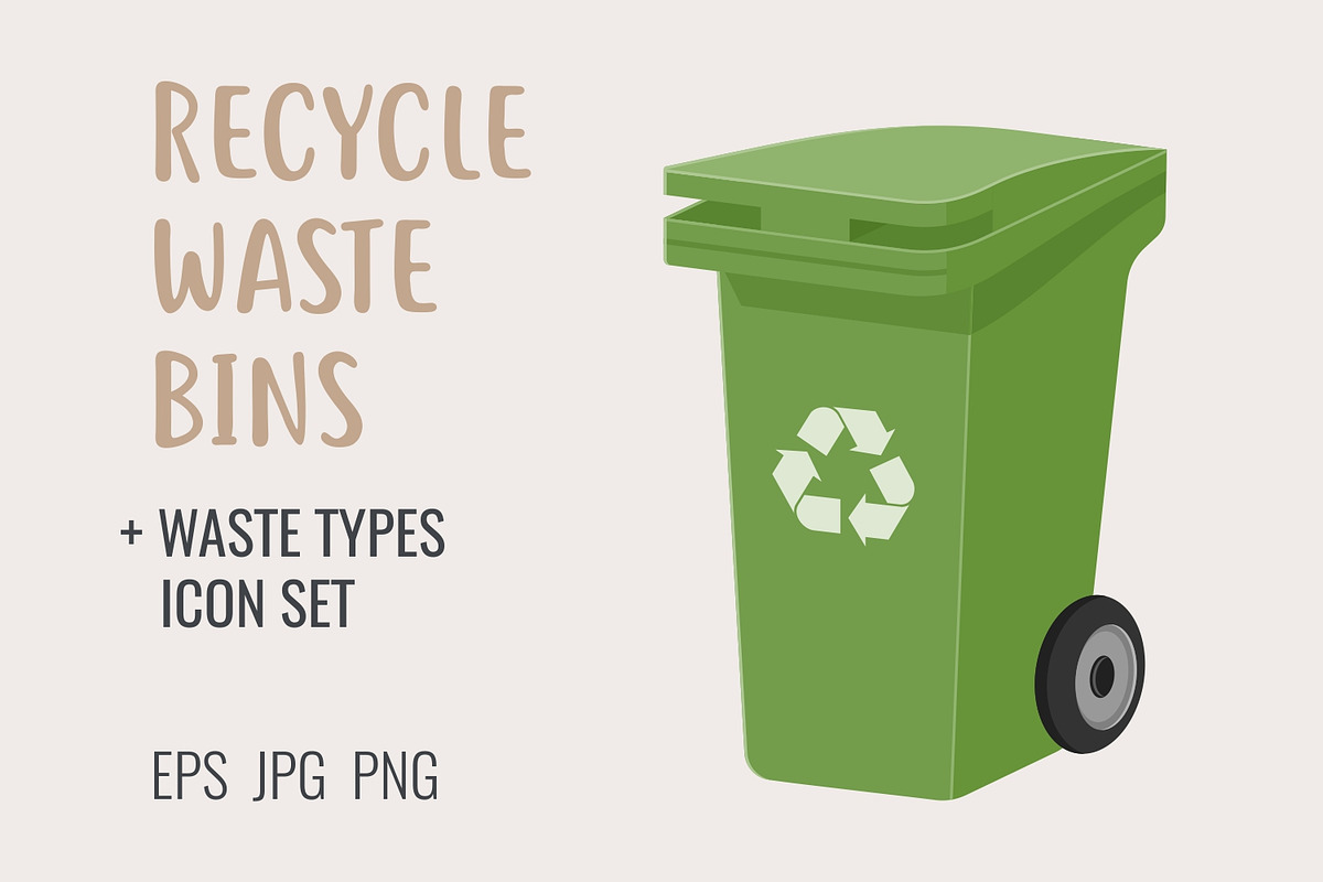 Recycle waste bins, an Illustration by Primula`s shop (Photo 1 of 5)
