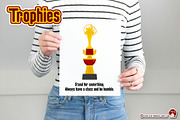 Trophies Digital Clipart, an Object Graphic by Cozy Cat Design (Thumbnail 3 of 3)