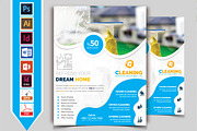 10 Cleaning Service Flyers Bundle, a Flyer Template by Imagine Design Studio (Thumbnail 5 of 12)