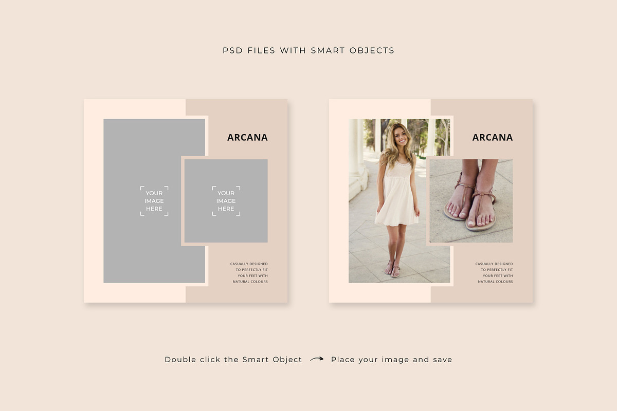Pastel Instagram Pack PS & Canva, a Social Media Template by Studio Siv (Photo 6 of 6)