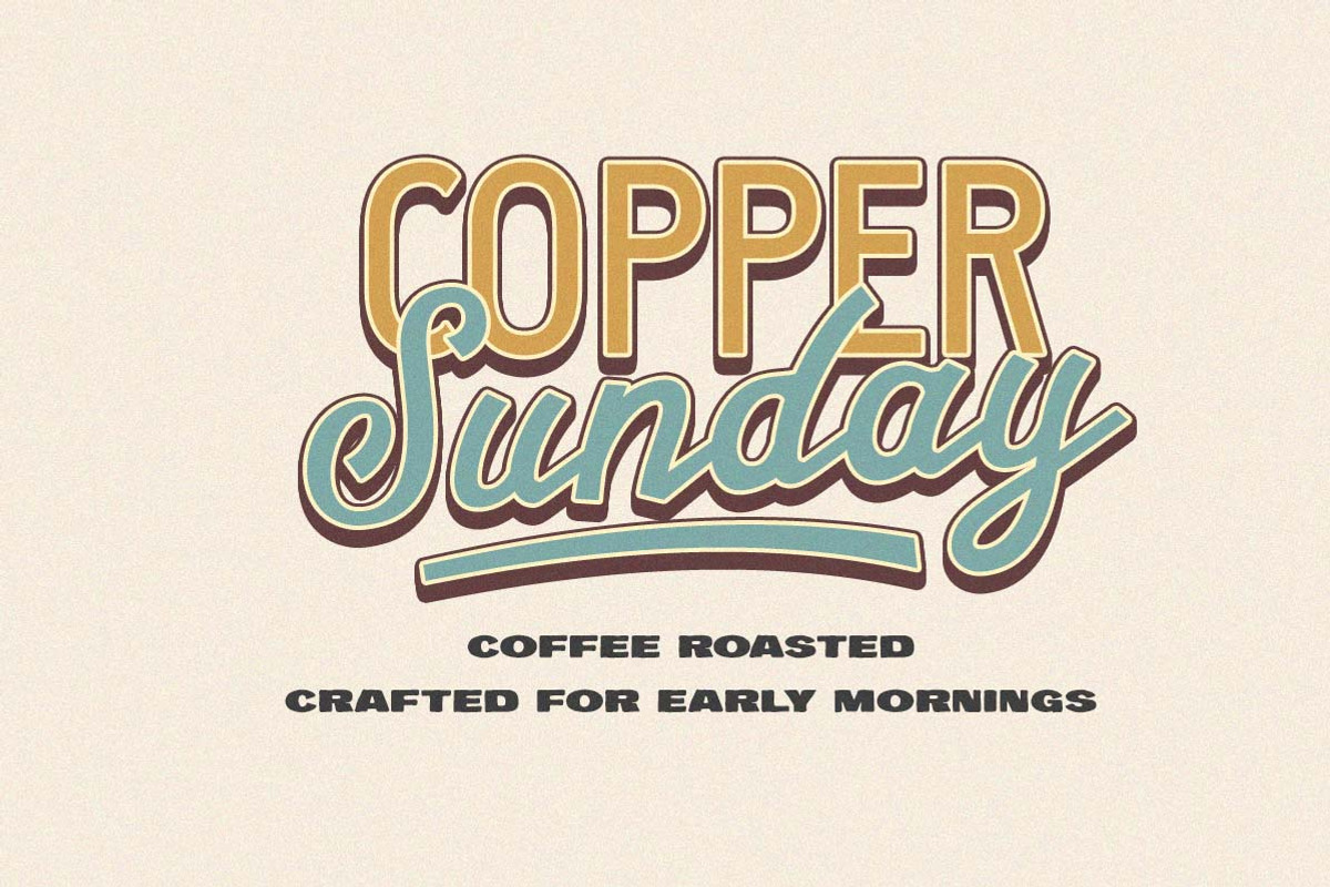 Beacon Revival Vintage Font Duo, a Script Font by Letterhend Studio (Photo 3 of 11)