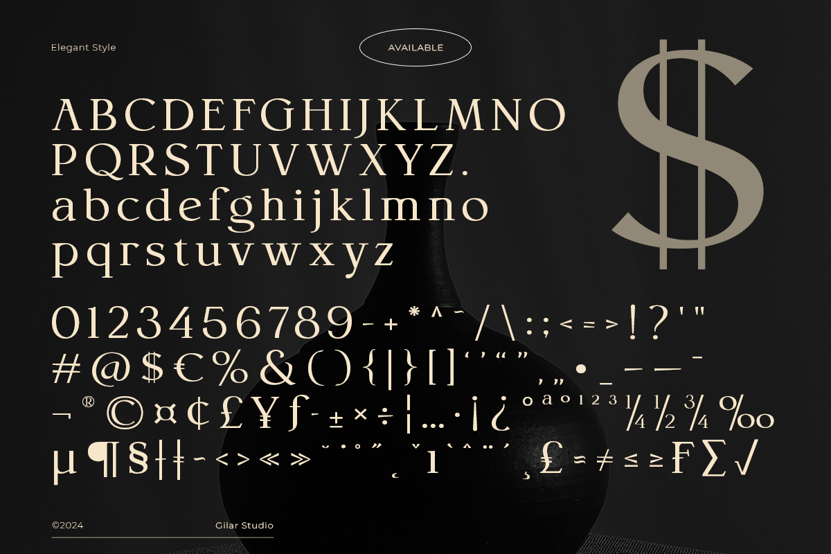 Semaro - Elegant & Luxury Font, a Serif Font by Gilar Studio (Photo 14 of 15)